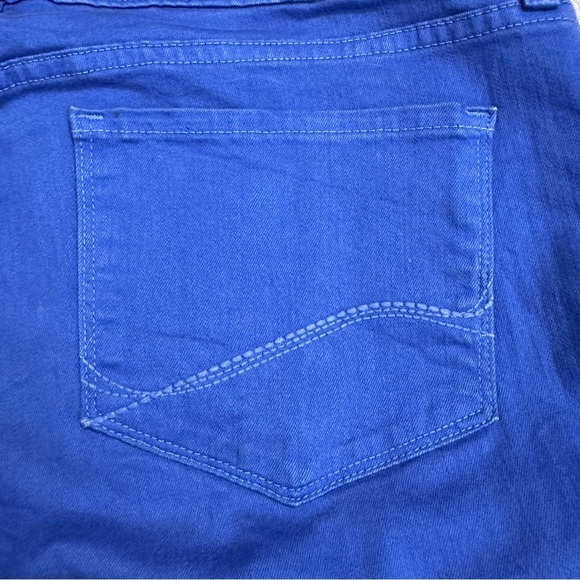 NYDJ size 10 blue ankle pants, cotton blend, fall, transitional, summer, casual - Picture 12 of 12